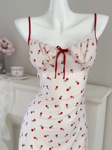 SATIN FABRIC ชุดน่ารัก ชุดกระโปรง เดรสกระโปรง 🌸 ลายดอกไม้ ผ้าลื่นนุ่มใส่สบาย S-681