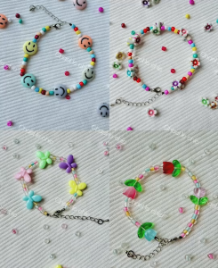 ส่งจากไทย สร้อยคอ สร้อยข้อมือ เซ็ตกำไลพร้อมแหวนลูกปัด ราคาถูก สั่งทำได้