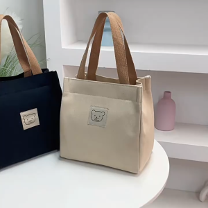 SINGLELADY กระเป๋า lunch box ถุงเก็บความร้อน กระเป๋าใส่อาหารกลางวัน กระเป๋าใส่กล่องข้าว กระเป๋าใส่กล่องอาหาร กระเป๋าเก็บกล่องข้าว กระเป๋าใส่ของร้อน-เย็น ถุงใส่อาหาร