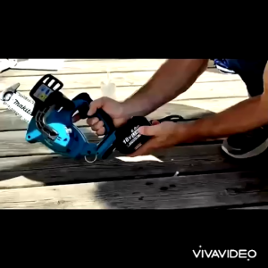 MAKITA เลื่อยโซ่ 11.5 นิ้ว แบบไร้สาย เลื่อยแบต รุ่น 199V ประสิทธิภาพสูง น้ำหนักเบา บาร์ยาว 11.5 นิ้ว -งานเทียบ เกรด AAA+ เยี่ยม