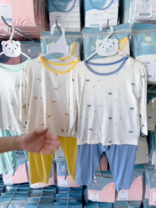 Bộ dài cài vai họa tiết BENTY chất vải co giãn 4 chiều mềm mịn mát đồ bộ trẻ em cao cấp chính hãng