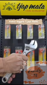 Kunci inggris 8 inch Tjap Mata 2 fungsi kunci pipa 8" Cap Mata