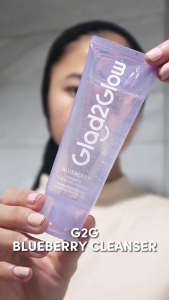 Glad2Glow Blueberry & Ceramide Gentle Gel Cleanser for All Skin Types - 70ml