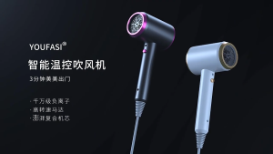 (1-3 Days Delivered)Anion Hair Dryer Fast Dry 3 in 1 Blue Ray Electric Professional Ionic Tech Hair Care Hairdryer 220-240V Strong Power 3-pin Plug