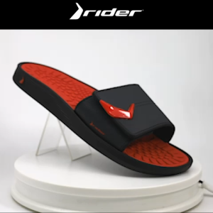 Rider Infinity Fuse Slide Black Red Mens Slides