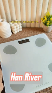 Han River Timbangan Badan Digital Maksimal 180Kg (HRDZC02BK)