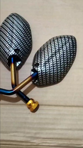 SPION TWOTONE KARBON MINI MODEL BEAT UNIVERSAL DRAT HONDA DAN DRAT YAMAHA