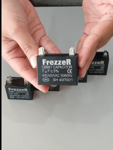 แคปพัดลม หางปลา 7UF คาปาซิเตอร์