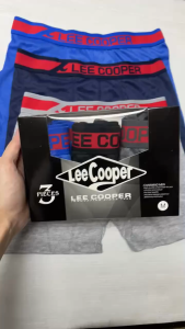 Lee Coope Men Boxer Underwear 3 Pcs Pack Boxers Seluar Dalam Lelaki Spender underwear men