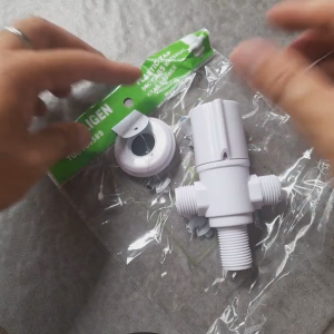 Stop Kran Kloset Soligen Cabang 1 2 Single Double PVC Jet Shower Keran Bidet Kamar Mandi