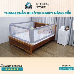 Thanh chắn giường cho bé SALE giá nhập chặn giường Pakey dạng trượt cao tối đa 105cm có 3 màu phù hợp bé trai bé gái