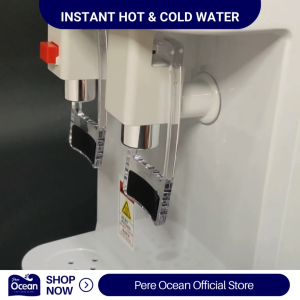 Pere Ocean Pearl White Table Top Water Purifier Instant Hot & Cold Water (SAPLUM037)