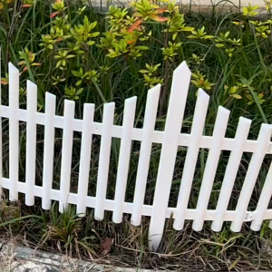 Outdoor plastic fence environmentally friendly PVC fence vegetable garden outdoor garden courtyard fence (10pcs)