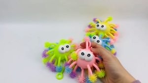 Bóng đồ chơi nhựa dẻo silicon sáng đèn giúp giải tỏa căng thẳng mệt mỏi ngộ nghĩnh đáng yêu cho bé