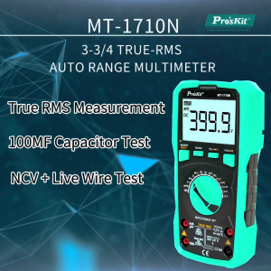PROSKIT MT-1710N 3-3/4 True-RMS Auto Range Multimeter