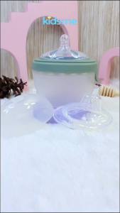 Kidsme 2-in-1 Silicone Oval Feeding System