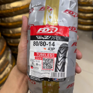 FDR Genzi Pro Tubeless (TL) 80/80 - 14: Ban Motor Berkualitas Tinggi