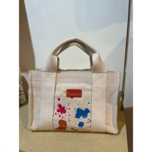 Tas Kanvas Selempang Canvas Slingbag Top Handle Wanita Tebal Premium Kekinian Aesthetic Korean Style