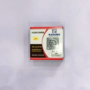 Ga thoát sàn chống hôi ngăn rác inox 304 dày VINA GC311 size 12x12cm phi 90