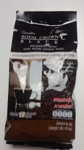 กาแฟดำ รอยัล คราวน์ แบลค กาแฟ กิฟฟารีน Giffarine Royal Crown Black coffee Aor99cafe กาแฟหอมๆ กาแฟไม่มีน้ำตาล กาแฟเข้มๆ
