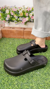 Hello Polo รองเท้าเปิดส้น พื้นนุ่มนิ่ม รุ่น HP8036 เข้ากับทุกการแต่งกาย แฟชั่นผู้หญิง EVA สไตล์มินิมอล