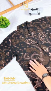 WOUBATIK - Kemeja Batik Sanggit Slimfit Lapis Furing KP 249