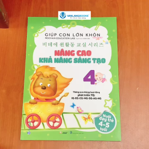 Sách - Giúp Con Lớn Khôn 4 : Nâng Cao Khả Năng Sáng Tạo-Vanlangbooks