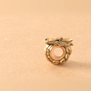 Chow Sang Sang 周生生 XL Charme Noir 999 Gold Charm 94370C (Bracelet Not Included)