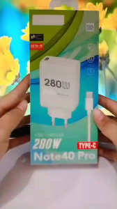 Charger FOR INFNIX NOTE 40 PRO Fast Charger 280W Quick Charge3.0 Fast Charging