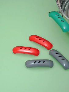 ที่จับหม้อครัว 2 ชิ้นที่จับซิลิโคนฉนวนกันความร้อน อุปกรณ์ครัว หม้อตุ๋นพร้อมคลิปหม้อเพื่อป้องกันการลวก ฉนวนกันความร้อนG2658