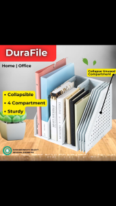 DuraFile Collapsible Magazine File Holder & Desk Organizer: A Solution for Office Document Storage & Workspace Management