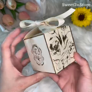 【🇲🇾READY STOCK | 现货】 Door Gift Celebration Gifts Souvenir Doorgift Candy Box Wedding Party Birthday Gift Packaging Box With Ribbon Kotak Kahwin Kotak Gula-gula Murah Giftbox Goodies Hadiah DIY Chocolate Box