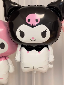 Balon Foil Karakter Sanrio Jumbo Kuromi My Melody Cinnamoroll Dekorasi Balon Ulang Tahun