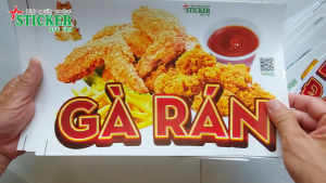 🔥 MIẾNG DÁN GÀ RÁN... 🔥 DÁN TƯỜNG XE CỬA KÍNH... CHO QUÁN ĂN.