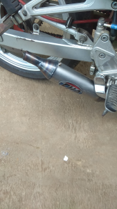 Knalpot CHA Telo 3v3 Kawasaki Ninja 150 R/RR/KRR/Zx150 Plat Karat