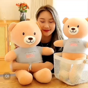Teddy Bear Doll Bear Plush Toy Doll Sleeping Hug Bear Doll Pillow Bed Super Soft Girls F-51