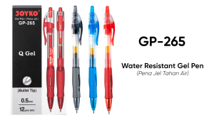 Review & Penggunaan Pulpen Gel Pen Joyko GP-265