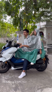 JAS HUJAN PONCO ELMONDO 707 HELIOS DUA KEPALA