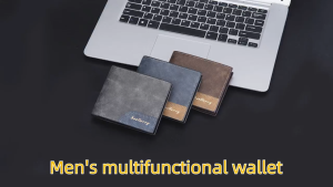 BAELLERRY D3043 Dompet Pria RFID Protect Bahan Kulit PU Leather Premium BAEOS