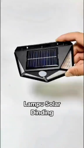 LAMPU SOLAR TENAGA SURYA CL166 100 LED SUPER TERANG SENSOR CAHAYA