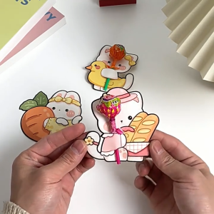 BW-A93 Kartu Ucapan Permen Lolipop Motif Kartun Lucu Greeting Card Lollipop / Gift Card Birthday