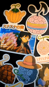 💥พร้อมส่ง💥one piece วันพีซ Cute 50แผ่นม JAPAN ANIME  กันน้ำ สติ๊กเกอร์