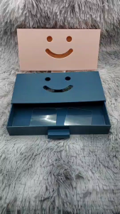 กล่องลิ้นชัก เก็บของ แบบซ่อน มีกาวในตัว ความจุขนาดใหญ่ ไม่ต้องเจาะรู สําหรับเก็บเครื่องเขียน