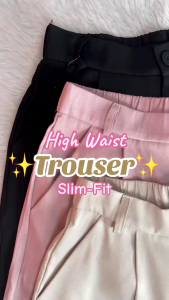 Jass Shop High Waist Trouser Slacks Pants Fit From 26-30 Waistline With Belt #1130