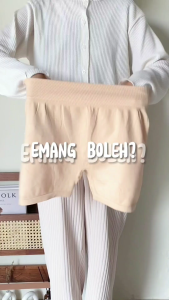 Lubov Celana Ketat Pendek Import Wanita Legging Seamless Short Pants