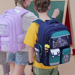 Tas Ransel Sekolah Anak SD SMP Fashion Import Waterproof Kartun Sanrio Naruto