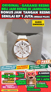 Jam Tangan Putih Wanita GUESS GW0030L3: Spesifikasi & Keunggulan