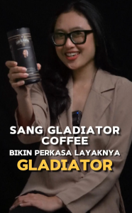 ORIGINAL 1 BOX - Sang Gladiator Kopi Sang Gladiator by Vicky Prasetyo Kopi Stamina BPOM Original Hallal