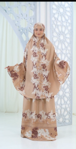 MUKENA DEWASA KATUN 2IN1 MOTIF AZZURA