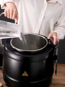 Best 304 Quality 10L Electric Soup Warmer/ Porridge Warmer with Local Socket Adjustable Temperature 4.8